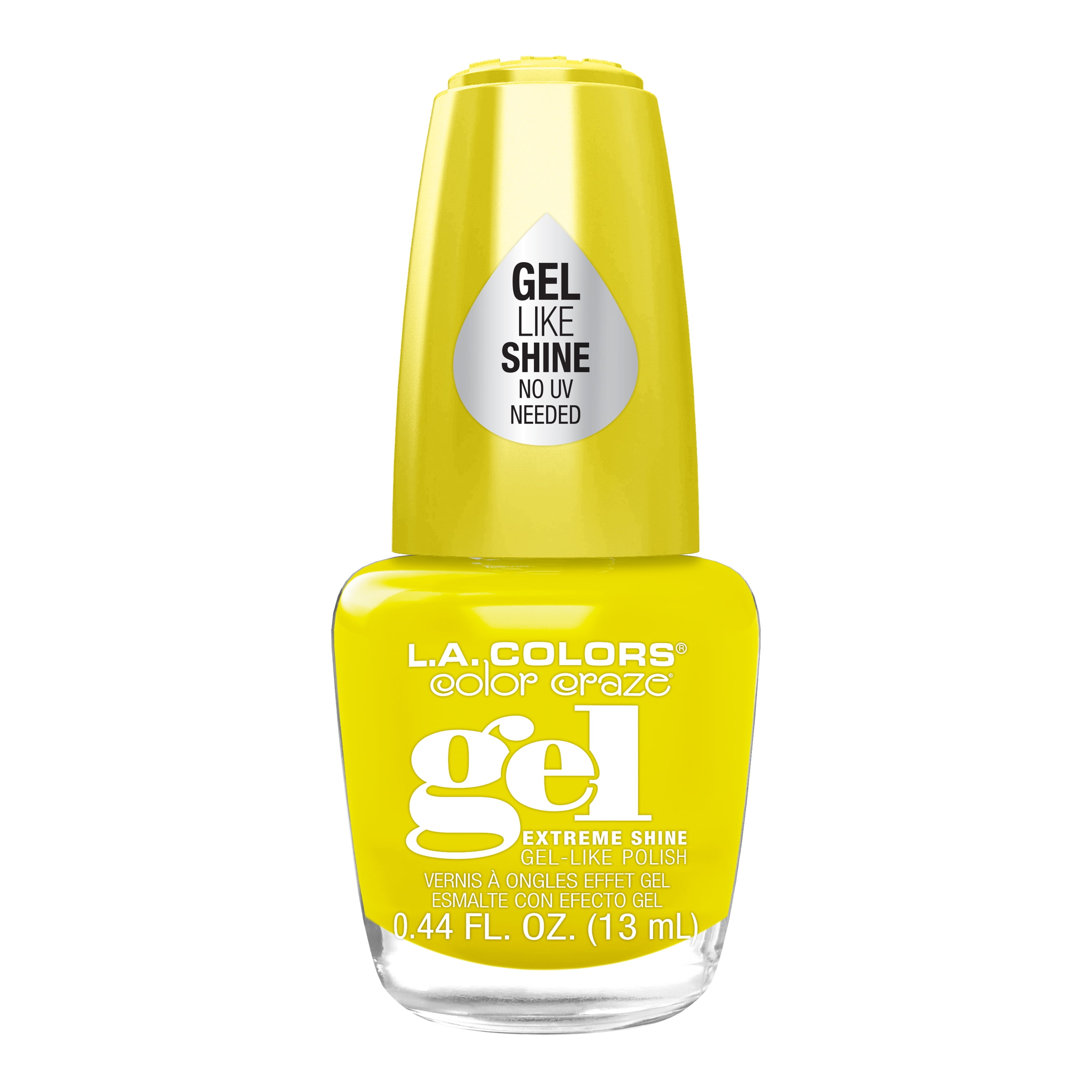 L.A. COLORS Gel-like Nail Polish, Hooray!, 0.44 fl oz