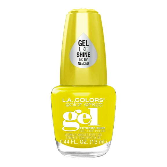 L.A. COLORS Gel-like Nail Polish, Hooray!, 0.44 fl oz