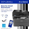 thumbnail image 3 of Brother DCP-L2640DW Business-Ready Monochrome Multifunction Laser Printer with Print, Copy and Scan, Mobile Printing, 700 Prints In-box and Available Toner Subscription, 3 of 9