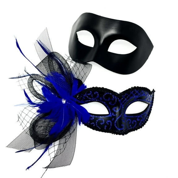 Couple Masquerade Masks Men Women Venetian Mardi Gras Mask For Halloween Cosplay Costume Wedding Party