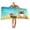 Beach Towels A, variant on LACKUST Square Beach Towel with "Hello Summer" & Beach Elements, Quick-Dry & Portable (75x150cm)