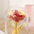 thumbnail image 2 of Sheremart Eternal Rose, Forever Rose in Glass Dome, Light up Rosas Eternas, Romantic Preserved Flowers with LED, Artificial Valentine's Day Gift for Mom Wife Girlfriend Daughter(D,Acrylic warm), 2 of 6