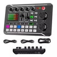 thumbnail image 3 of Condenser Microphone Bundle, Audio Mixer BM-800 Podcast Microphone with Voice Changer, Studio Equipment for Laptop Computer Vlog Living Broadcast Live Streaming YouTube TikTok, 3 of 10