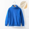 thumbnail image 5 of Staki Sweater Autumn And Winter Boys Cotton Sweaters Long Sleeve Pullover Knit Sweater(Sky Blue,3-4 Years), 5 of 5