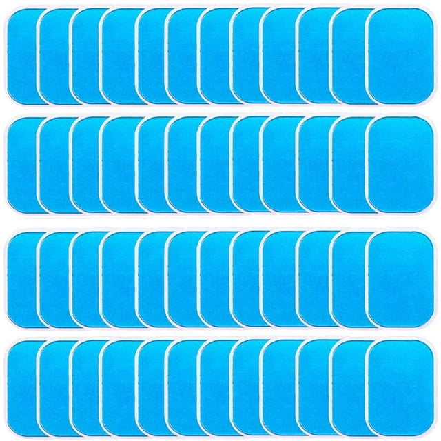 CHOK 50 Pcs Pads Abs Trainer Replacement Gel Sheet for Abdominal Muscle Trainer Accessory for Ab Workout Toning Belt