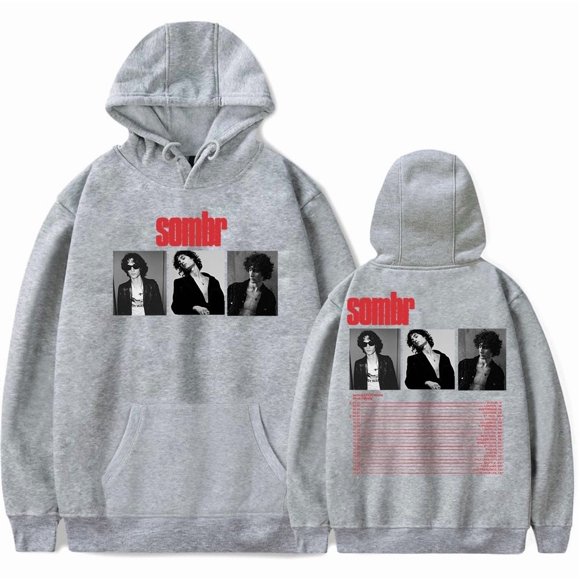 Sombr The Late Nights Young Romance Tour Hoodies Merch Women Men Long sleeve Fashion Casual Hooded Sweatshirts