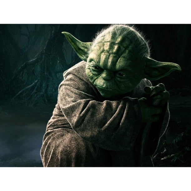Pintura de diamante (DE8875) retrato de Yoda 5D punto de cruz decoración del hogar bordado mosaico 20X30cm FLhrweasw Nuevo