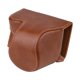 thumbnail image 1 of Estuche de cámara de cuero PU portátil con reemplazo de correa para el hombro para, 1 of 8