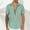 01 Green, variant on Men's Short Sleeve Dress Shirts Casual Loose Button Down Tops Fashion Lightweight Men's Striped Summer Lapel Collar Shirts Quick Dry Hawaiian Holiday Beach Basic Tops