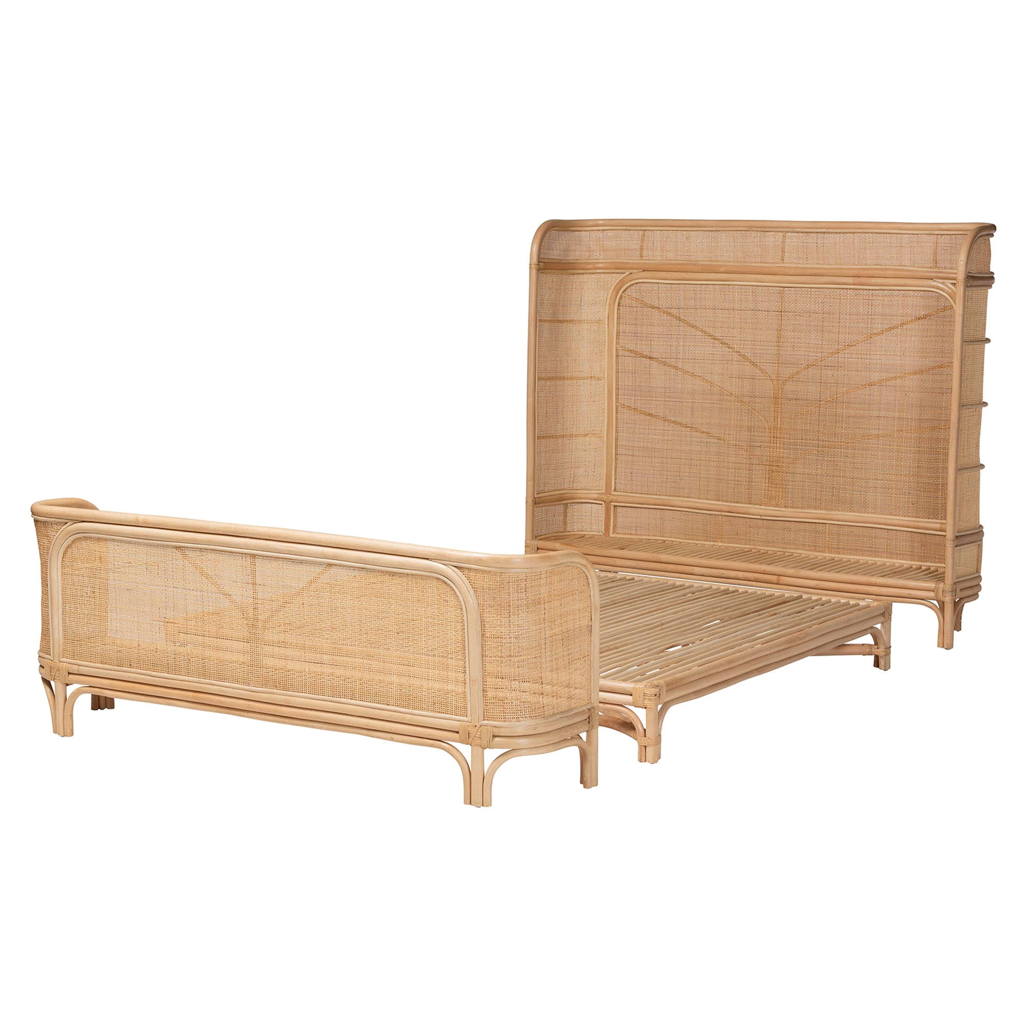 bali & pari pari Boho Bed, Queen, Natural