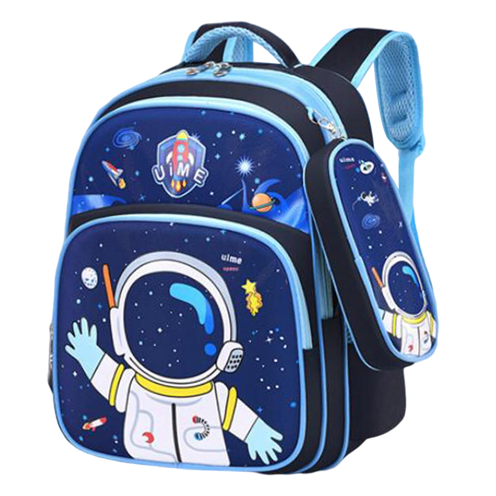 Astronaut Casual Backpack School Bag Computer Book Bag Travel Hiking Camping Daypack for Girls Boys Men and Women 