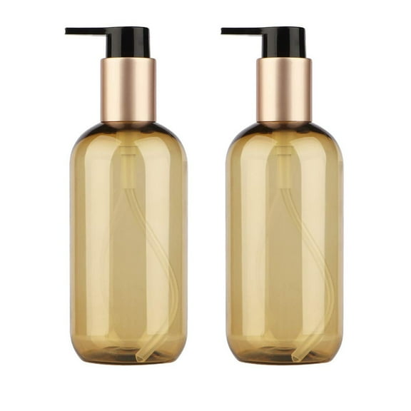 SIEYIO 2pcs 300ml 500ml Empty Pump Lotion Bottles Dispenser Refillable Containers for Shampoo and Conditioner