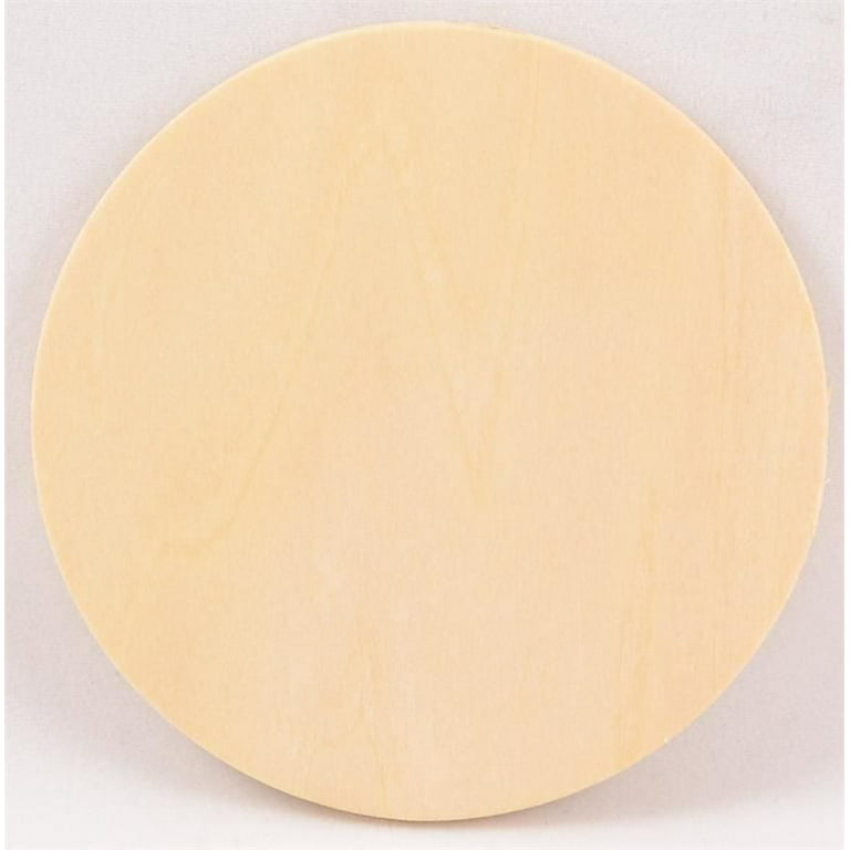 24 Pack Unfinished Wood Circles for Crafts, 4 Inch Round Wooden Cutouts for  DIY Coaster Projects
