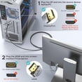 thumbnail image 4 of Cable DisplayPort a HDMI WARRKY 4K de 1,2 a 1,4 m, 4 of 8