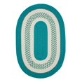 thumbnail image 1 of Colonial Mills Rug NT52R024X096 2 x 8 ft. Crescent Braided Rug  Teal, 1 of 1