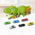 thumbnail image 4 of Dinosaurio Devorando Coche Vehículo Juguetes Portador Camión Dinosaurio Educación Temprana para Cumpleaños Y Niñas Niño minicoches Yotijar juguetes de dinosaurios, 4 of 7