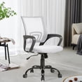 thumbnail image 2 of PayLessHere Ergonomic Office Chair, Lumbar Support, Swivel Rolling for Men, Women(White), 2 of 7