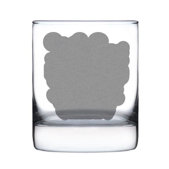 Working On My Bucket List Hand Engraved 10oz Rocks Glass, Funny Whiskey Glass Gift, Etched Drinking Retirement Gag Gift