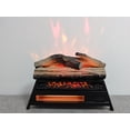 thumbnail image 2 of DUOSONG 23 Inch Electric Fireplace 3D Log Set Insert, Infrared Fireplace Heater For Indoor Antique Black Tempered Glass+Sheet Metal Furniture Primary Living Space Indoor Fireplaces & Accessories, 2 of 10