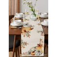 thumbnail image 4 of Saint Patricks Day Dwarf linen table runners, Gold Coin Green Clovers Tree Tables Dresser Scaves Non-Slip Burlap Runner for Kitchen Indoor Outdoor Party Holiday Gathering Light 13*71 in, 4 of 6