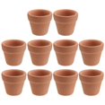 thumbnail image 1 of 10pcs 3x3cm Small Mini Terracotta Pot Clay Ceramic Pottery Planter Cactus Flower Pots Succulent Nurs, 1 of 3