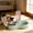 Green, variant on 2 In 1 Pet Bowl Stainless Steel Dog Bowl Stainless Steel Dog Bowl 2 in 1 Automatic Gravity Water Dispenser Food Water Feeder Bowl Non-Tip Pet Bowl For Small Medium Dogs Cats