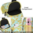 thumbnail image 4 of Lightweight Banana Print Sling Backpack, Durable Crossbody Bag with Cute Tropical Yellow Fruit Pattern and Funny Cartoon Design for Travel and Outdoor Use, 4 of 6
