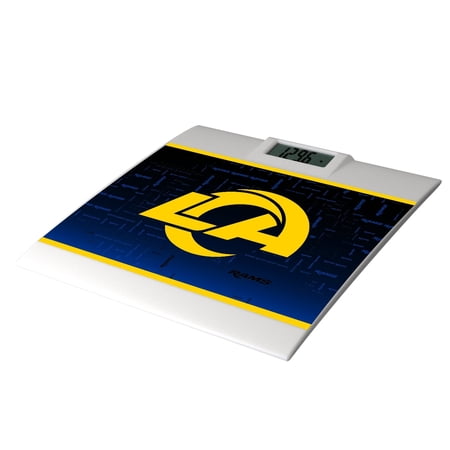Keyscaper Los Angeles Rams Quadtile Design Digital Bathroom Scale