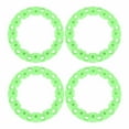 thumbnail image 2 of 4Pcs 10 Inch ATV Wheel Trim Hub  Decor Rim Cap Wheel Rim Cover Decoration Plastic Scratch Proof Sporty Look for Go Kart, 2 of 7