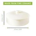 thumbnail image 3 of Chef Tacos Ceramic Tortilla Warmer, Microwavable, Fits 10-inch Tortilla, 10.8 in x 5.3 in (6.8 lbs), 3 of 5