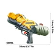 thumbnail image 2 of Bwiyojiz Educational Toys Water Adults Blasters Soaker with Range Summer Outdoor Beach Sand Toy, Gifts for Him, Yellow, 2 of 5