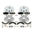 thumbnail image 3 of PowerStop Front and Rear Z23 Evolution Sport Brake Pad Rotor Drum and Shoe Kit Fits: HONDA Select Models K15242DK, 3 of 10