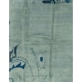 thumbnail image 1 of Ahgly Company Machine Washable Indoor Rectangle Abstract Dark Sea Green Area Rugs, 5' x 7', 1 of 7