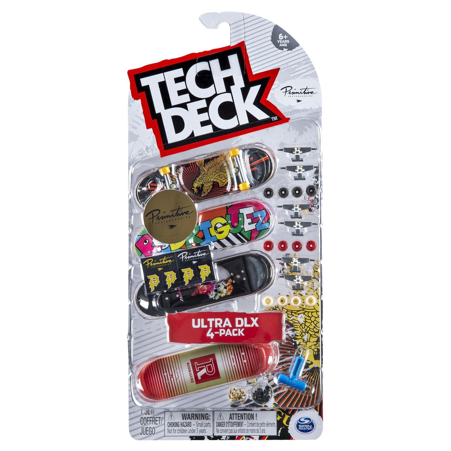 Tech Deck, Ultra DLX 4-Pack Fingerboards (Styles Vary)