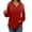 1-red hoodie for women, variant on UPPADA Womens Comfy Hoodies V Neck Drawstring Hoodies Fall Dressy Solid Pullover Tops Loose Fit Soft Blouses Hoodies for Women Hot Pink,XXL
