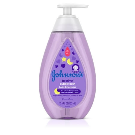 (2 Pack) Johnsonâs Bedtime Baby Bubble Bath with Calming Aromas, 13.6 fl.