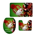 thumbnail image 3 of De Alfombras De De 3 Piezas, Pedestal, Inodoro, Tapa, Decoración De Navidad / Navidad L, 3 of 6