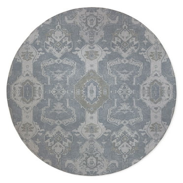 Mahal Light Blue Indoor Floor Mat by Kavka Designs