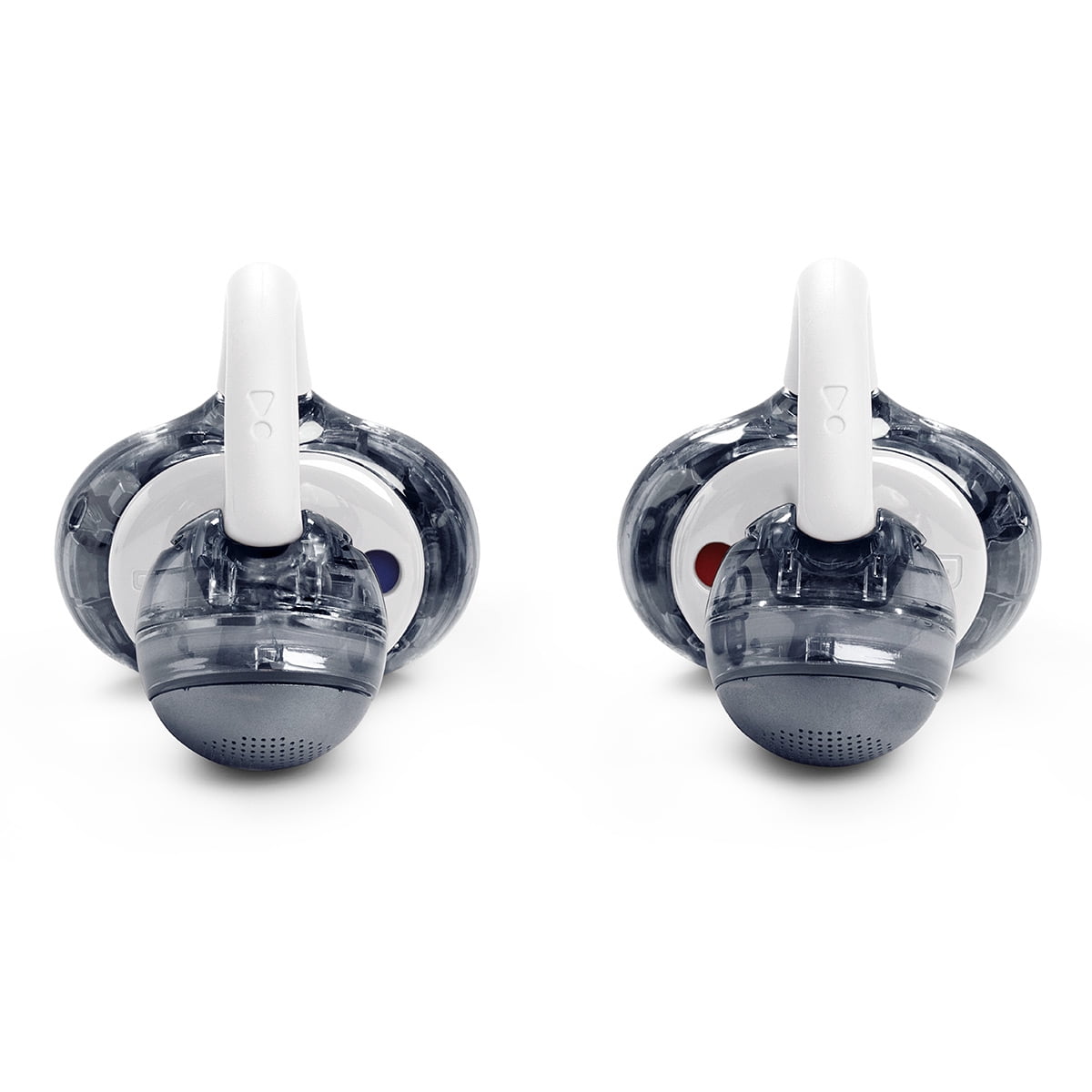 JBL Soundgear Clips True Wireless Open-Ear Headphones Bundle with gSport Case (White)
