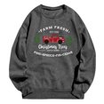 thumbnail image 1 of EHQJNJ Sweatshirts pour Femmes Graphiques de Noël Imprimés Décontractés à Manches Longues Pull Col Rond Sweat à Capuche 2 Joyeux Sweat-Shirt Col Rond, 1 of 4
