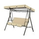 thumbnail image 5 of Juego de cubierta de repuesto para columpio de patio al aire libre, accesorio para días lluviosos y soleados. Beige, 5 of 8