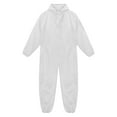 thumbnail image 6 of TiaoBug Men's Anti-static Coverall Suit with Zip Front Opening Reusable Workwear Full Body Suits White XXL, 6 of 8