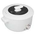 thumbnail image 2 of Multi-Function Cooker, Portable Electric Hot Pot with Non-Stick Surface, Safe Cooking Protection for Dorm, Office, Camping, Travel, 3L, 2 of 5