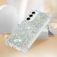 thumbnail image 5 of Case for Samsung Galaxy S23 FE Case Glitter Liquid Cute Clear Phone Case Floating Quicksand Shockproof Protective Bumper Soft TPU Case for Samsung Galaxy S23 FE Love Sliver YB, 5 of 7