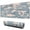 Rose Bleu Vagues, variante sur Tapis de Souris de Bureau Imperméable Antidérapant pour Bureau Maison Travail Jeu Tapis de Souris Base en Caoutchouc avec Bords Cousus 31.5x11.8 Pouces