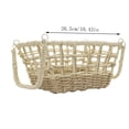 thumbnail image 3 of LEHOZIHEQ Extra Large Wicker Baskets with Handles, Hyacinth Basket, Baskets for Organizing, Water Hyacinth Storage Basket, Wicker Storage Baskets for Shelves, Woven Baskets, 3 of 7