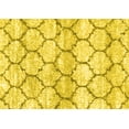 thumbnail image 1 of Ahgly Company Indoor Rectangle Trellis Yellow Modern Area Rugs, 2' x 3', 1 of 4