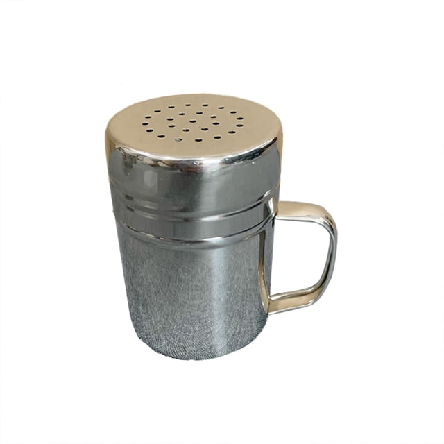 Seasoning Box 1Pc Stainless Steel Powder Spreader With Handle Multi Purpose Dense Hole Powder Sieve Outdoor Barbecue Seasoning Bottle, Kitchen Seasoning Box