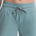 thumbnail image 4 of Pantalones cortos de yoga de cintura alta para actividades al aire libre, ocio, para correr, fitness, deportes, pantalones de tres puntos para mujer, 4 of 6