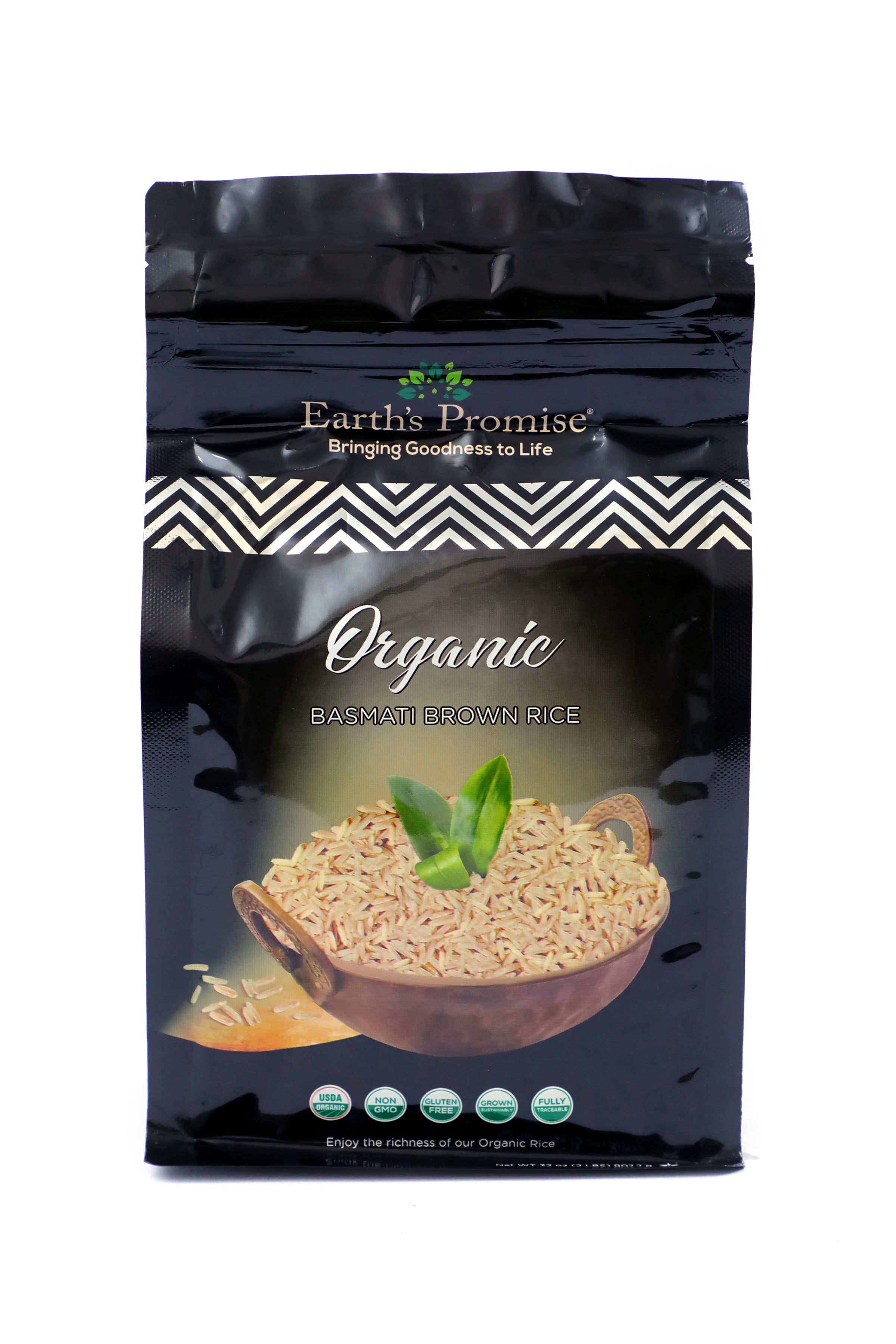 Organic Basmati Brown Rice 2 Lb Earth's Promise Pack Of 5